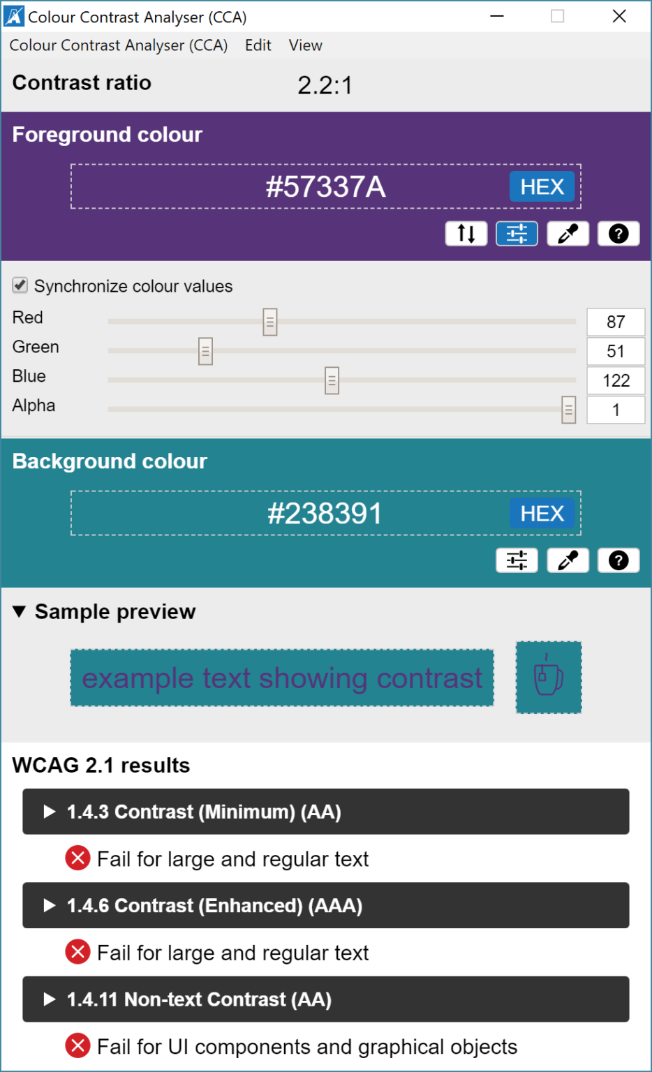 figma contrast checker